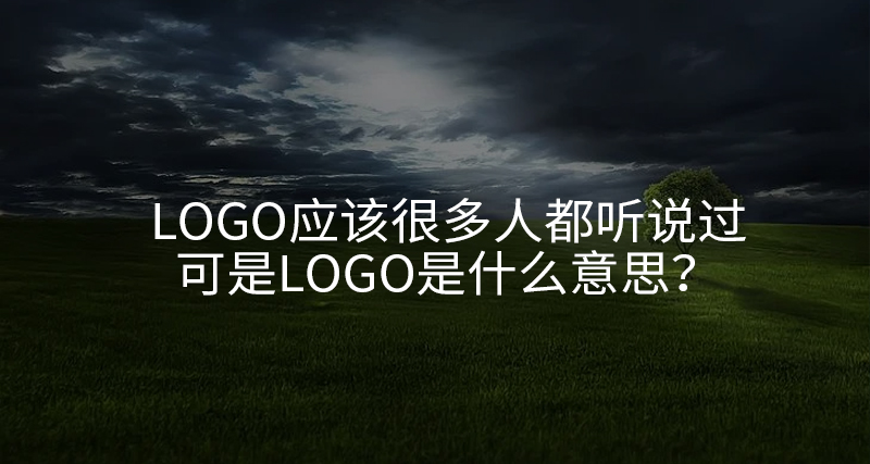 logoӦúܶ˶˵logoʲô˼